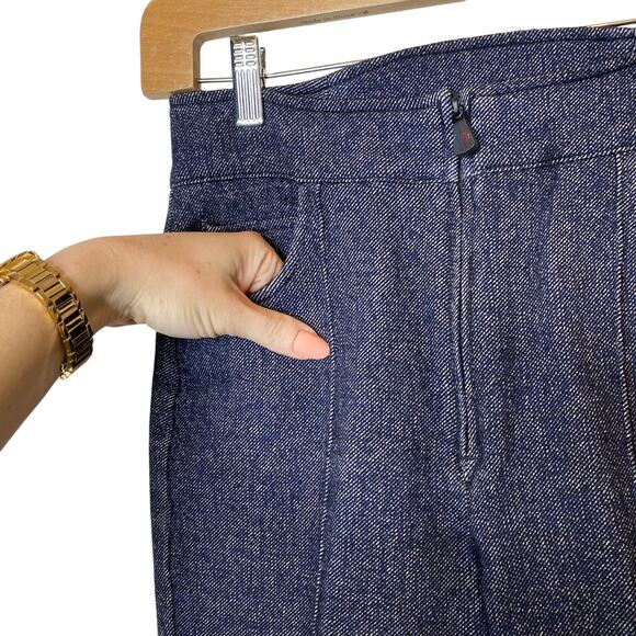 Moncler Grenoble Pantalone Tweed Wool Pants Trousers size 42 / US Small - Picture 5 of 11